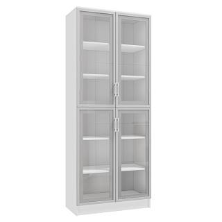 Книжный шкаф Альма - 8 Белый