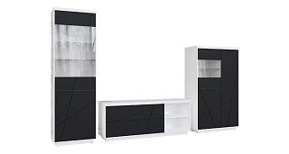 Стенка Бостон - 3 Черный