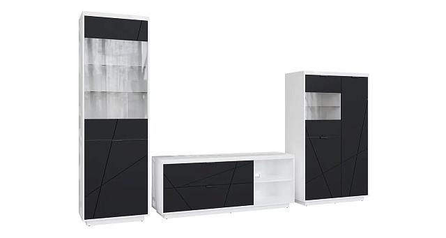 Стенка Бостон - 3 Черный