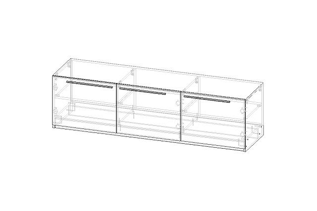 Тумба под ТВ Лорена Пакс - 4 Белый