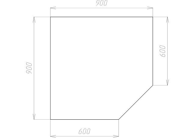 Шкаф угловой Стильный - 1У Белый