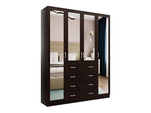 Шкаф распашной Стелла - 1 Венге