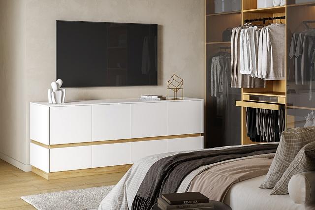 Комод Exeed - 4 Белый