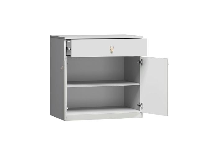 Комод Банни - 1 МДФ Светло-Серый