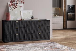 Комод Тоди - 6 Черный