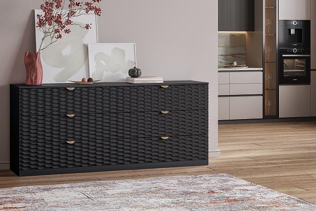 Комод Тоди - 6 Черный