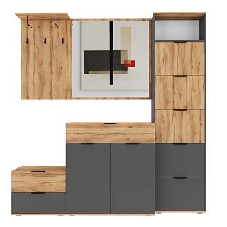 Прихожая Санти - 2 Графит