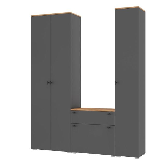 Прихожая Квели - 9 Графит