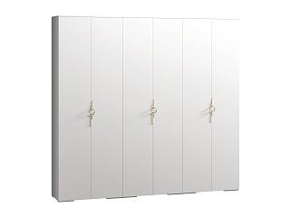Шкаф распашной Белиз - 6 Белый