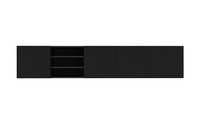 Тумба под ТВ Алиса 5 Черный