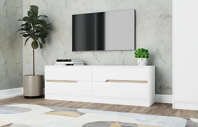 Тумба под ТВ Бонди - 2 Белый