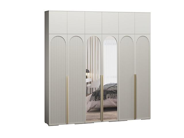 Шкаф распашной Рослин - 6.1 с антресолью Кашемир