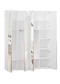 Шкаф распашной Брей - 2.2 Белый