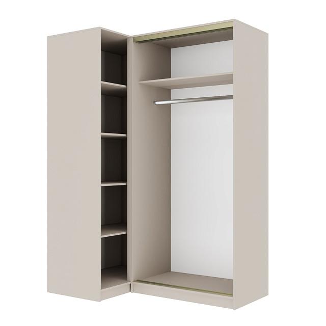 Шкаф-купе угловой Ромео - 7 Кашемир