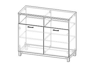 Комод Техас - 8 МДФ