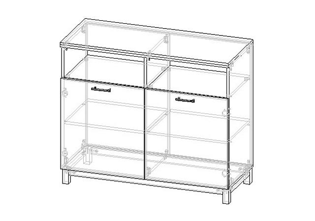 Комод Техас - 8 МДФ