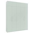 Шкаф распашной Калифорния - 5 с антресолью Пастельный Зеленый