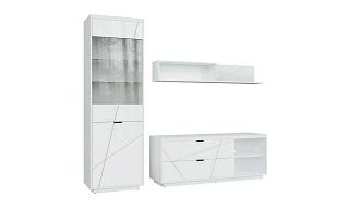 Стенка Бостон - 4 Белый