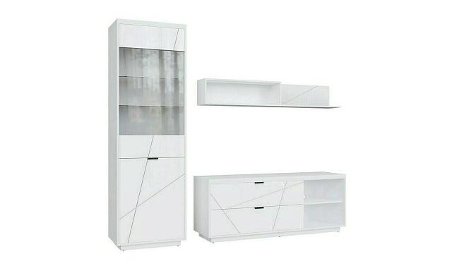 Стенка Бостон - 4 Белый