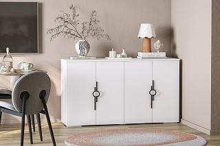 Комод Белиз - 3 Белый