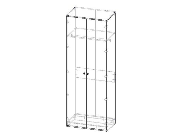 Шкаф распашной Колорадо - 2 МДФ