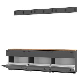 Прихожая Квели - 3 Графит