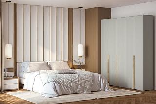 Шкаф распашной Эдинбург - 5 Кашемир