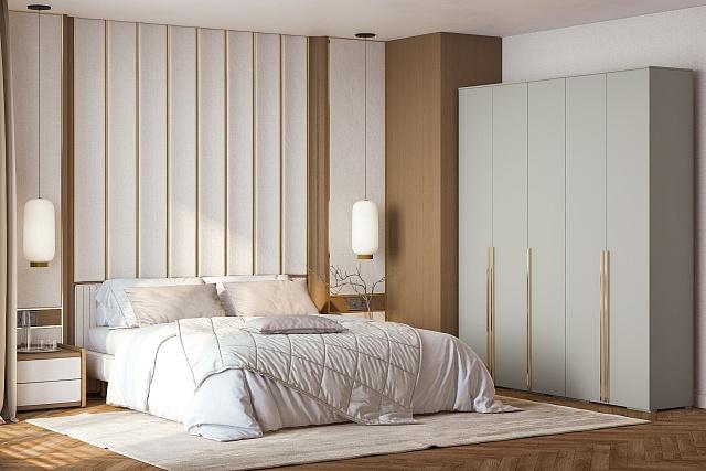 Шкаф распашной Эдинбург - 5 Кашемир