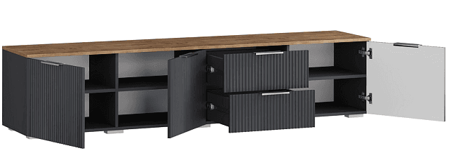 Тумба под ТВ Салерно 1 Графит