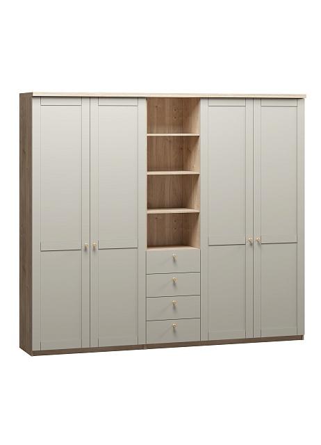 Шкаф распашной София РАХ - 31 МДФ Кастелло Медовый / Кашемир