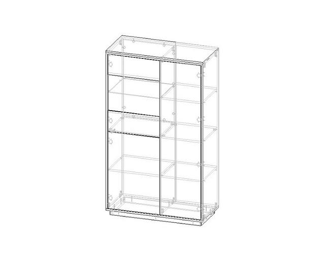 Стенка Бостон - 3 Черный