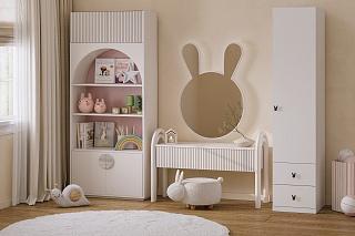 Пенал Банни - 1.2 МДФ Белый