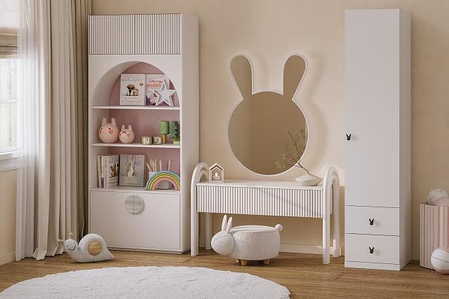 Пенал Банни - 1.2 МДФ Белый