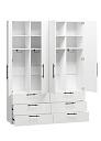 Шкаф распашной Мори-Хелена - 9 Белый