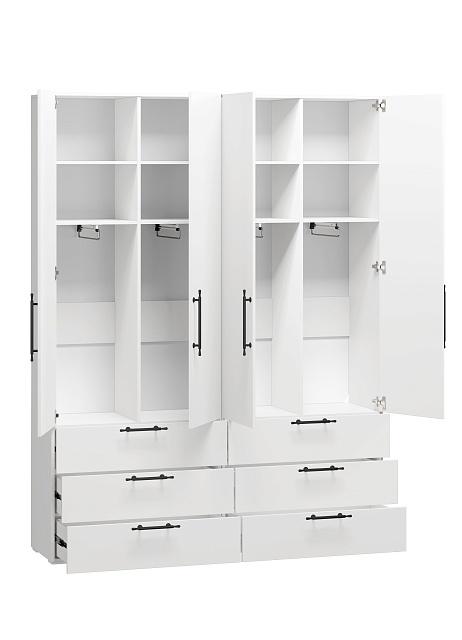 Шкаф распашной Мори-Хелена - 9 Белый