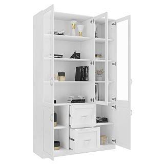 Книжный шкаф Библиограф - 3 №4 Белый