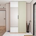 Шкаф распашной Астрис - 3 с зеркалом Сантьяго