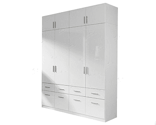 Шкаф распашной Глянец - 16 МДФ