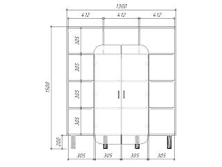 Стеллаж Модерн+
