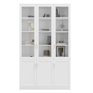 Книжный шкаф Библиограф - 3 №3 Белый