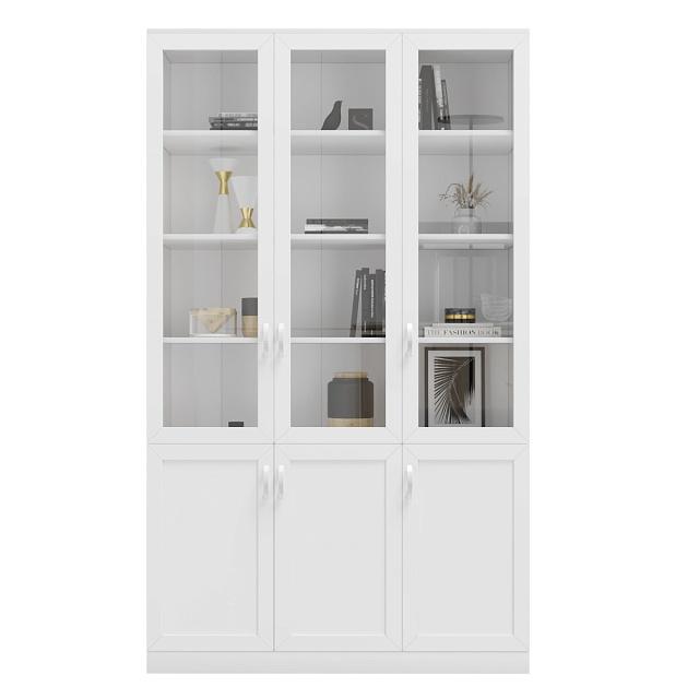 Книжный шкаф Библиограф - 3 №3 Белый