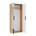 Шкаф распашной Астрис - 2 с зеркалом Сантьяго