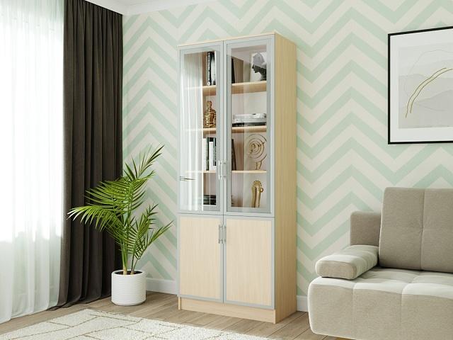 Книжный шкаф Альма - 9 Дуб Молочный