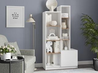 Стеллаж Оренсе - 5 Белый