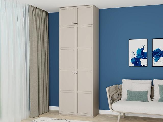 Шкаф распашной Скаген - 2 с антресолью Сантьяго