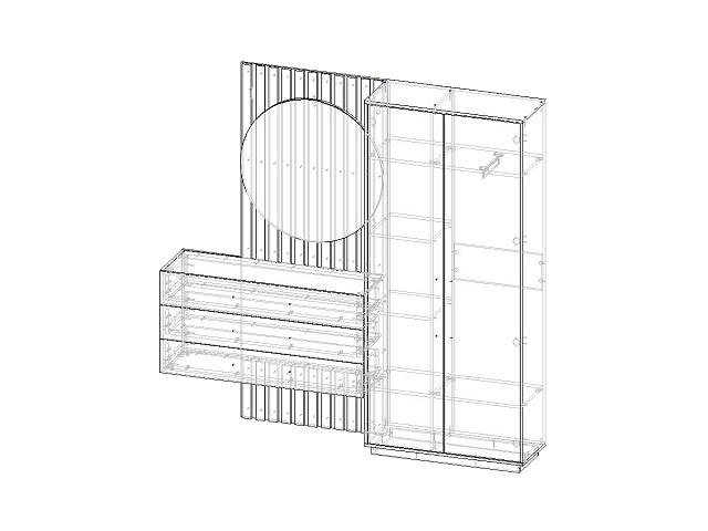 Прихожая Неаполь - 7 Черный
