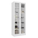 Книжный шкаф Библиограф - 2 №1 Белый