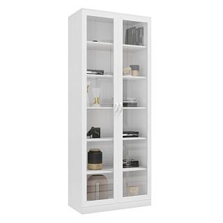 Книжный шкаф Библиограф - 2 №1 Белый