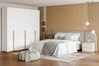 Шкаф распашной Эдинбург - 6 Белый