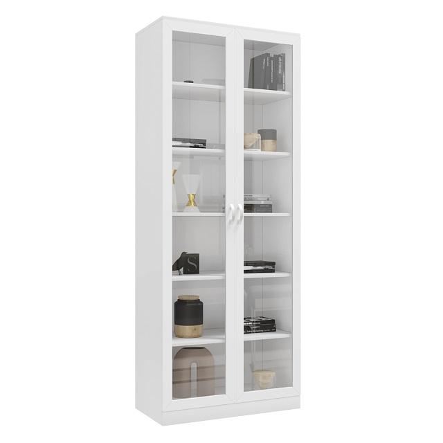 Книжный шкаф Библиограф - 2 №1 Белый